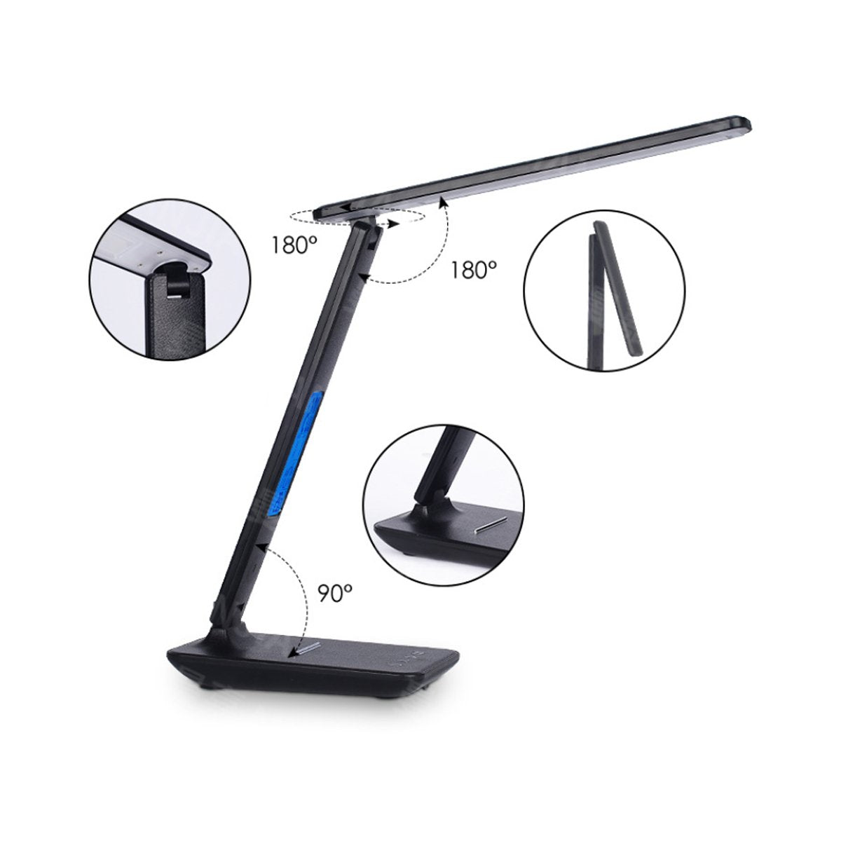 lamp plus 3 in 1 with phone charger, clock and th | dropsona - neutral - size reference