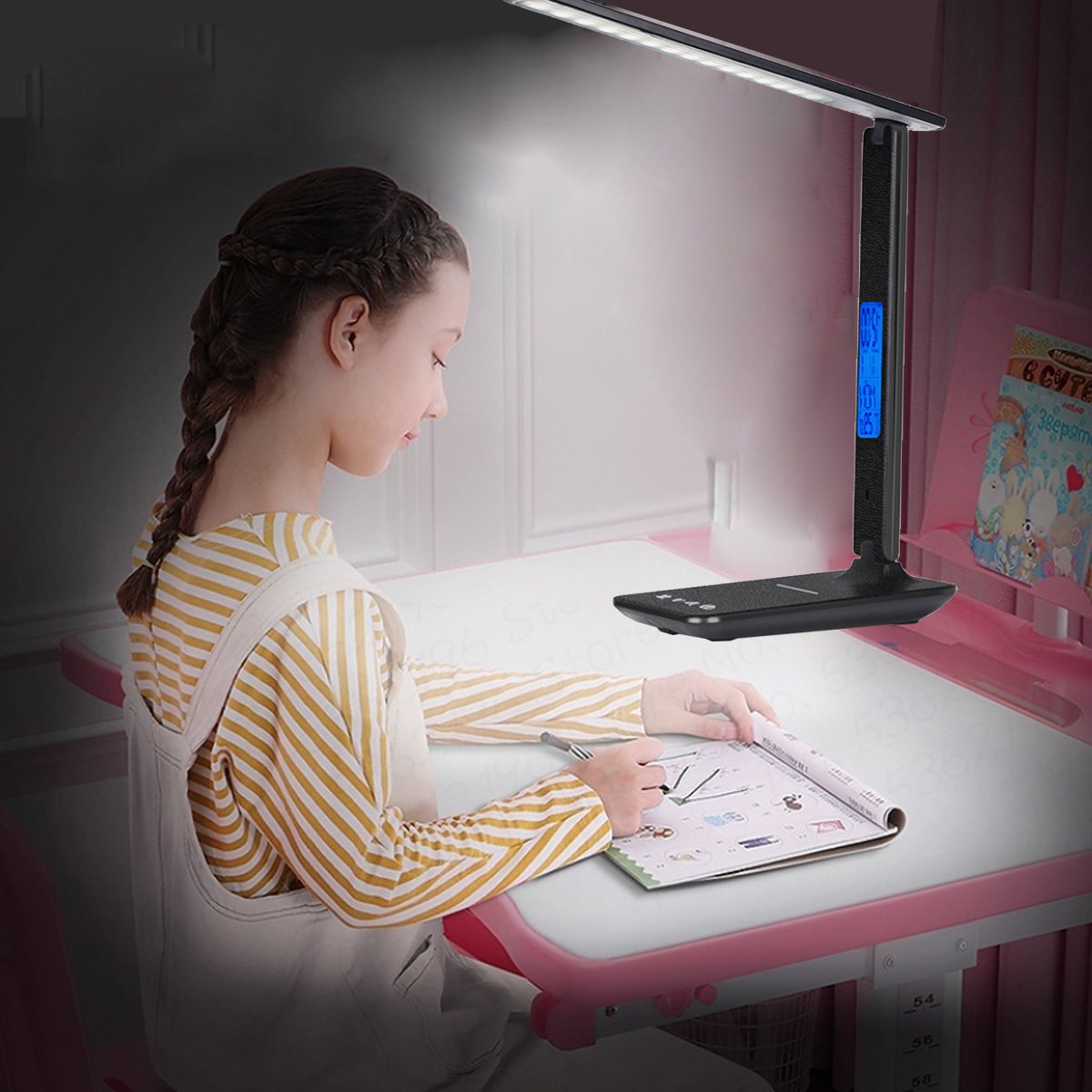 lamp plus 3 in 1 with phone charger, clock and th | dropsona - neutral - packaging