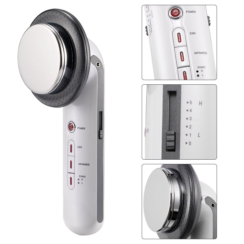 body face lift ultrasound slimming massager | dropsona - neutral - everyday use