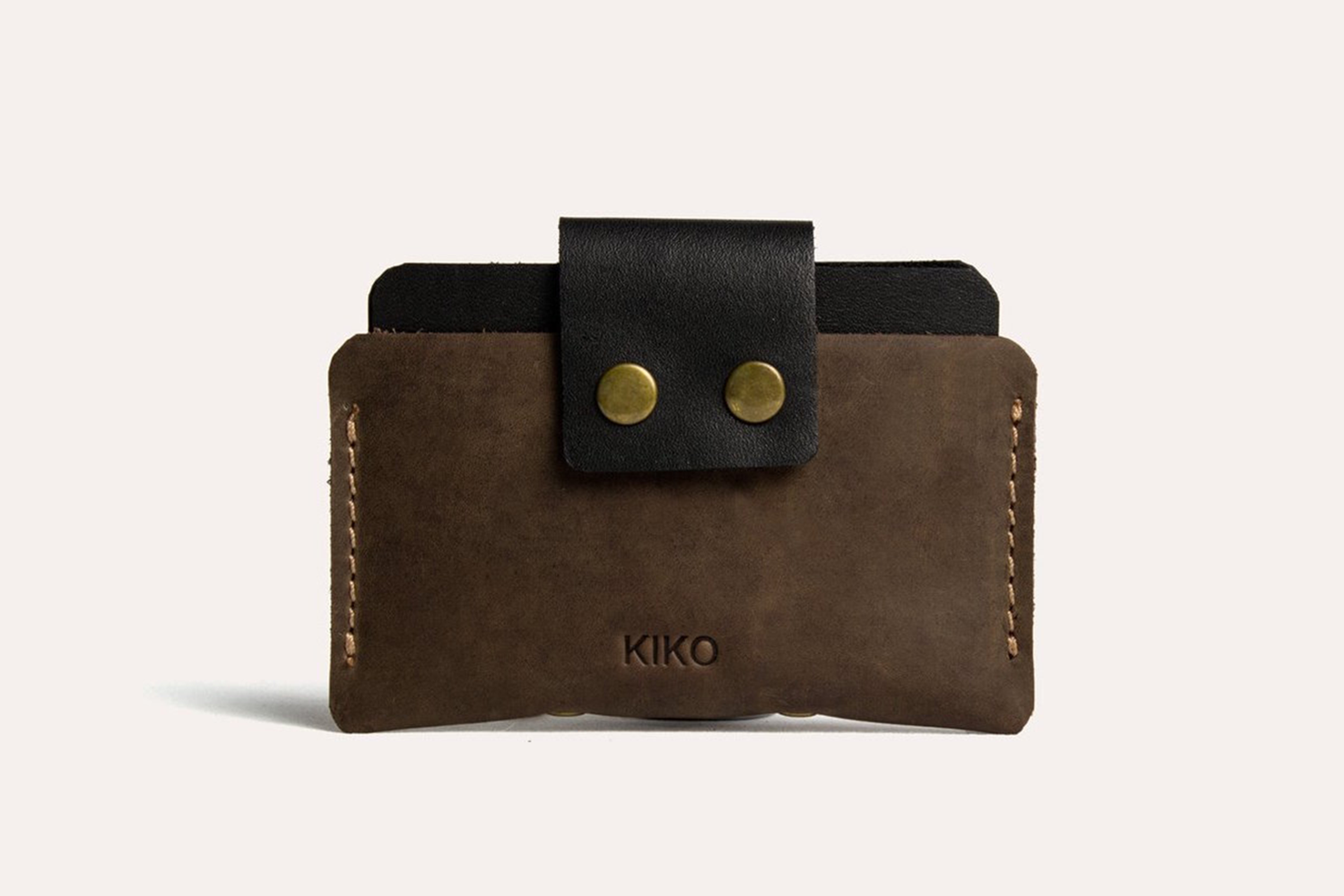 leather card case – cowhide two toned | dropsona - neutral - everyday use