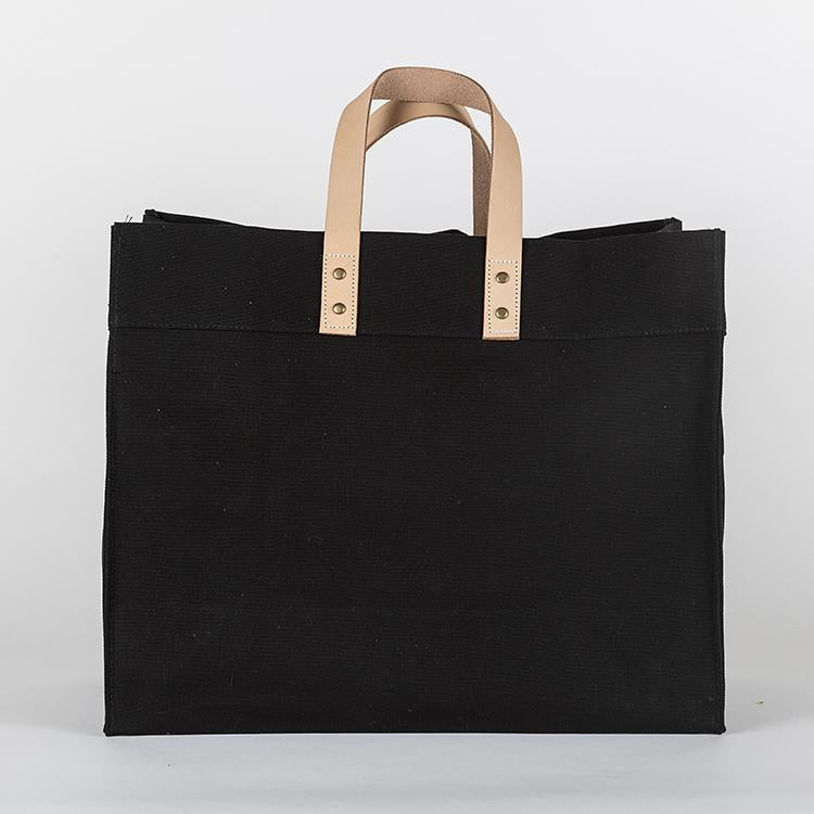box tote bag canvas and leather – you need this f | dropsona - neutral - packaging