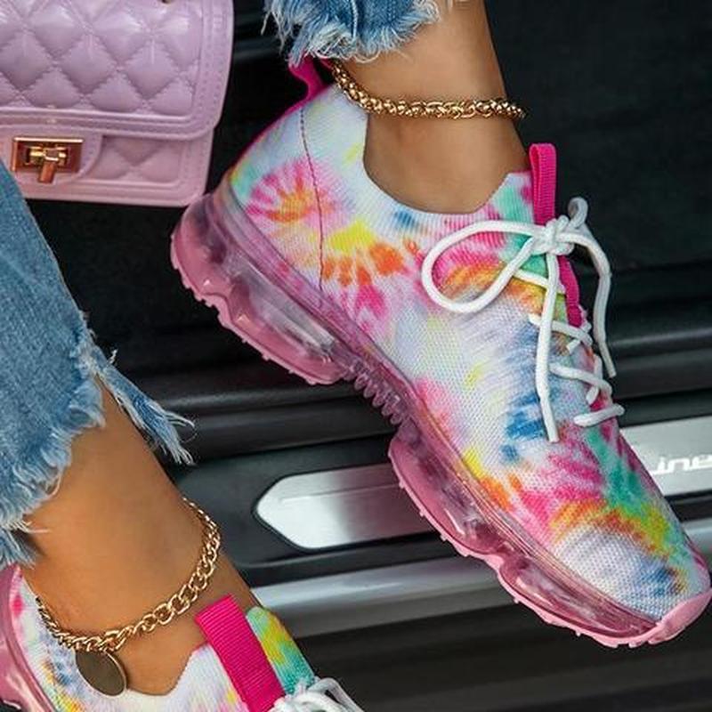 2021 purple sneakers women casual shoes mesh air-cushi | dropsona - neutral - close-up detail