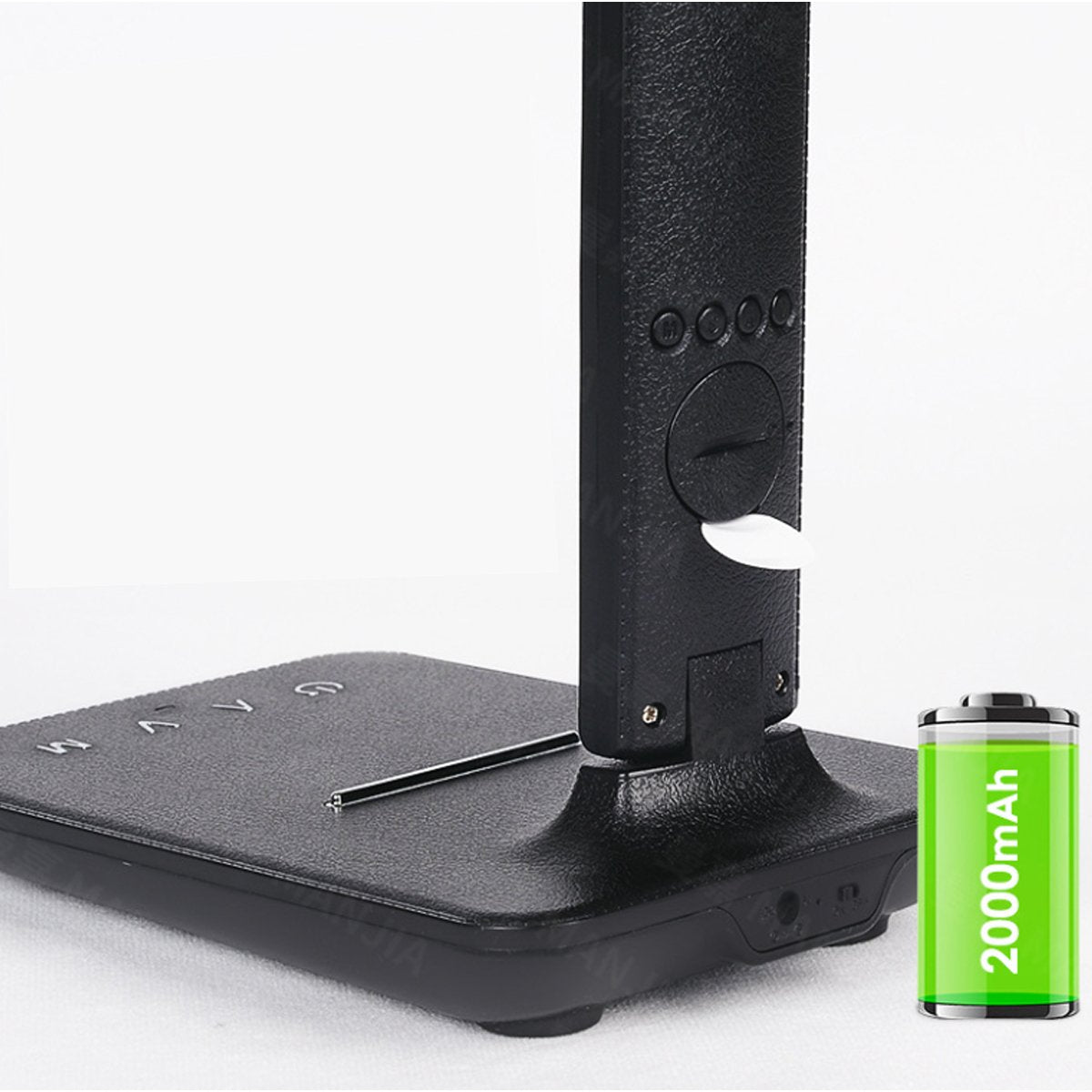 lamp plus 3 in 1 with phone charger, clock and th | dropsona - neutral - size reference