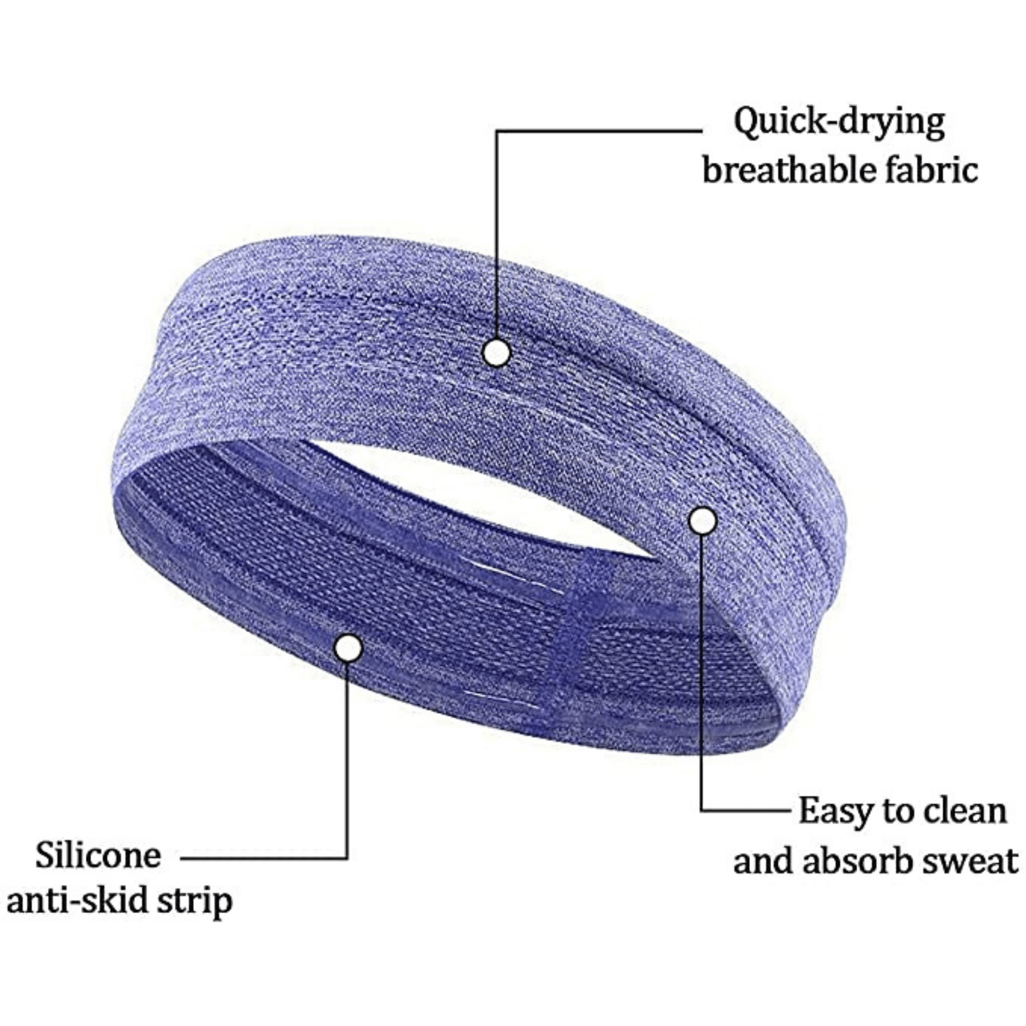 cardio cross-training headband – sport and fitness swe | dropsona - neutral - packaging