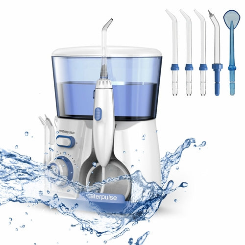 oral irrigator teeth water flosser waterproof 800ml vo | dropsona - neutral - front view