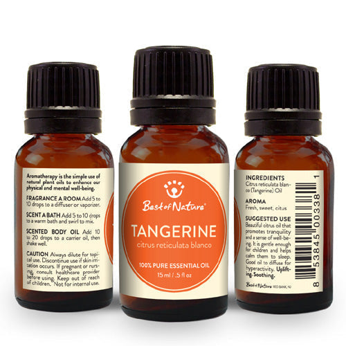 tangerine essential oil – description is a b | dropsona - neutral - close-up detail