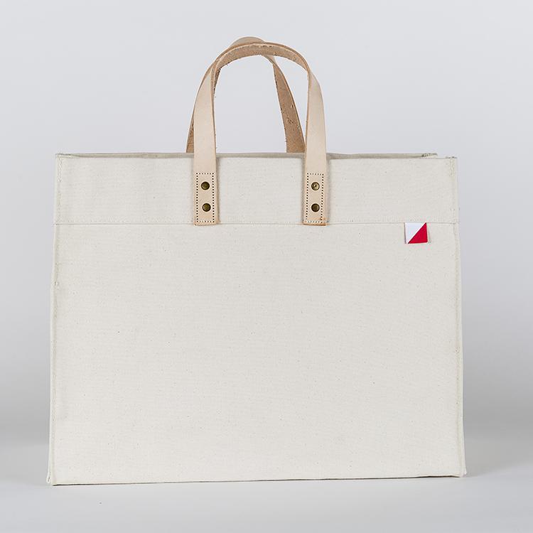 box tote bag canvas and leather – you need this f | dropsona - neutral - everyday use
