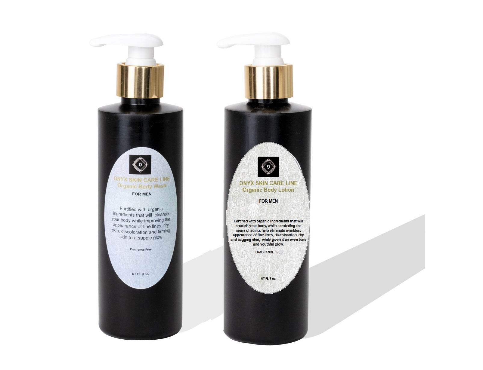 organic duo body care system - 5 fragrances- for men | dropsona - neutral - everyday use