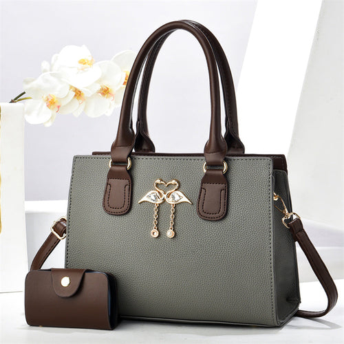 women's high-capacity cross body bag – large capacity | dropsona - neutral - material texture