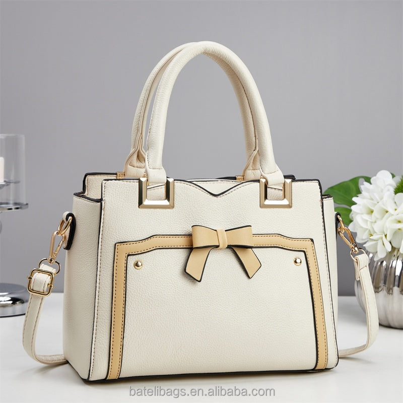 commuting shoulder bags for women – fashion trend, lux | dropsona - neutral - front view