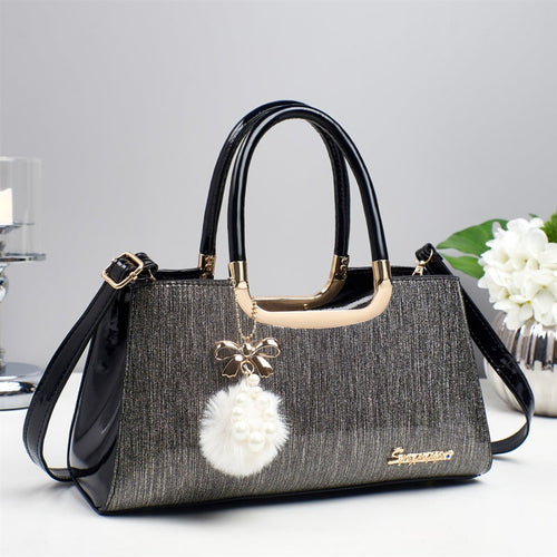 women's leather handbag – waterproof, fashion trend sh | dropsona - neutral - usage example