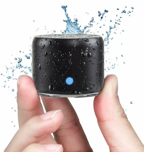 dragon zs1 waterproof mini bluetooth speaker – this dr | dropsona - neutral - close-up detail