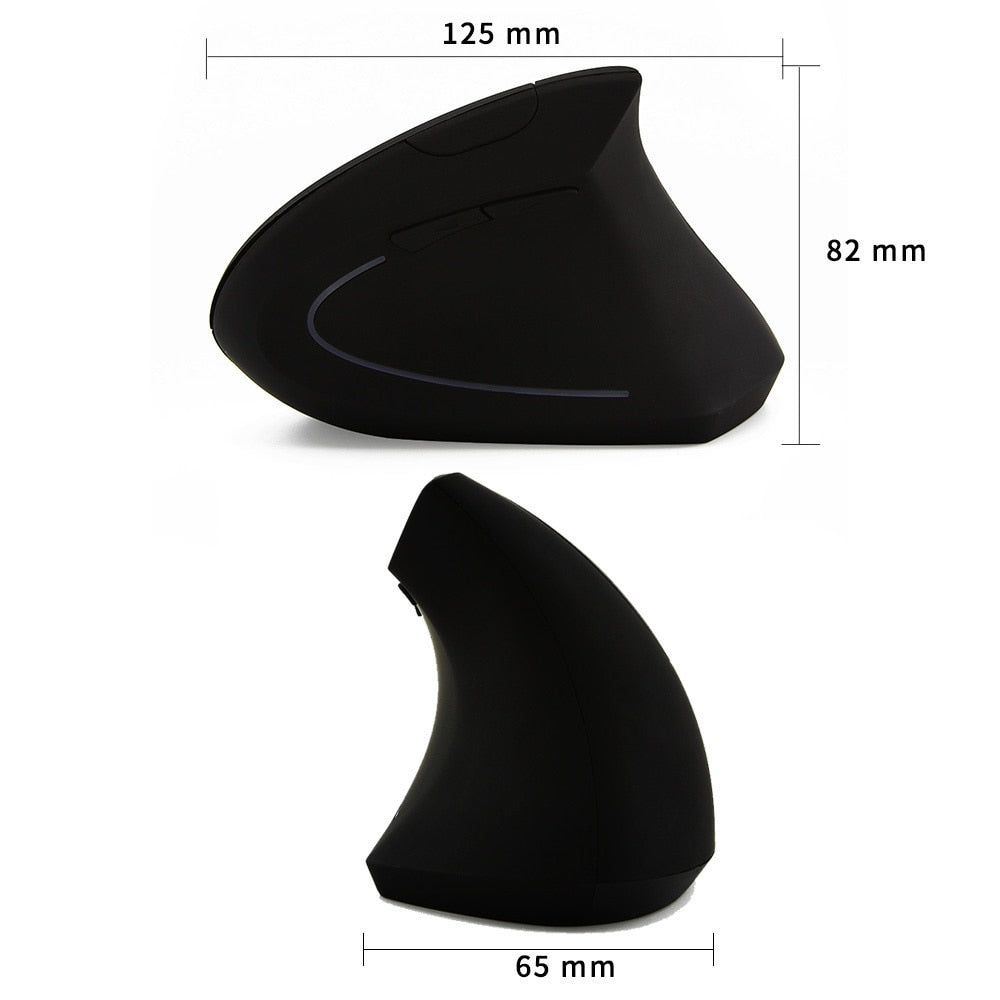 2.4g wireless ergonomic vertical mouse – ergonomically | dropsona - neutral - usage example