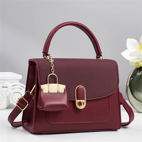 classy fashion shoulder bag - lad | dropsona everyday wear - neutral - close-up detail