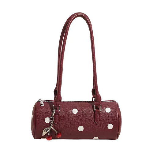 cylindrical women's bag with pendant – fashion trend, | dropsona - neutral - usage example