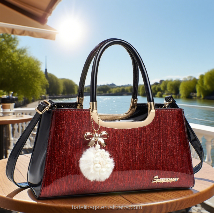 women's leather handbag – waterproof, fashion trend sh | dropsona - neutral - usage example