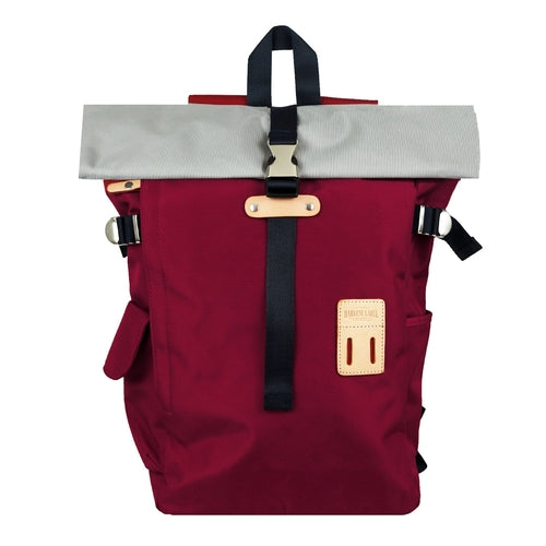 rolltop backpack 2.0 – plenty of storage and pockets t | dropsona - neutral - size reference