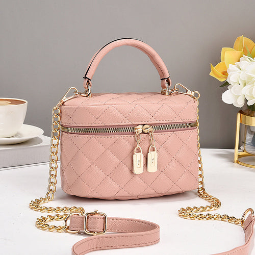large capacity, high-end feel fashionable women's bag | dropsona - neutral - material texture