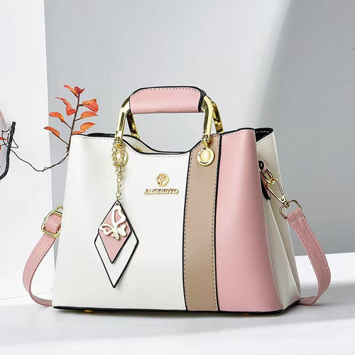 single shoulder handheld crossbody bag – ster number o | dropsona - neutral - front view