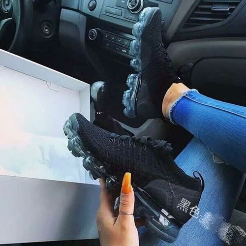 2021 purple sneakers women casual shoes mesh air-cushi | dropsona - neutral - material texture