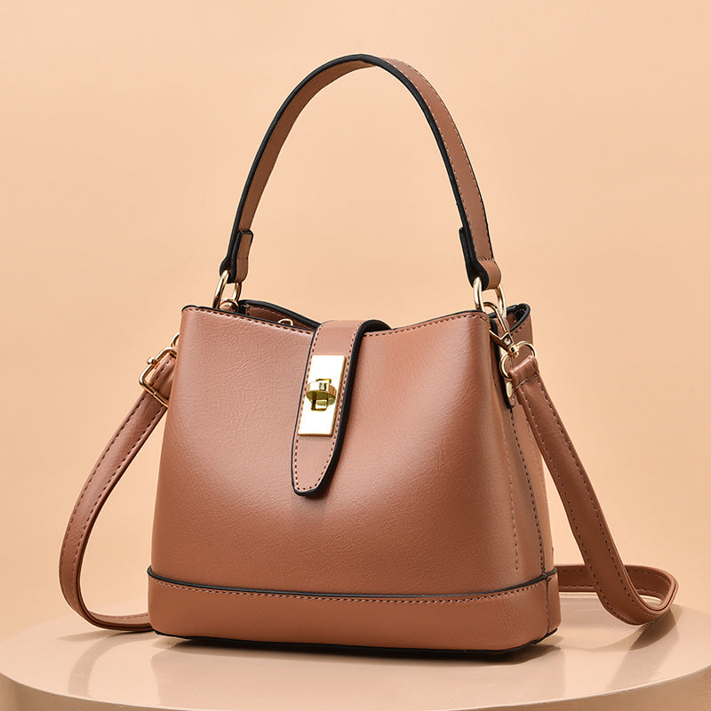 exquisite portable handbag - comfortable and beautiful | dropsona - neutral - material texture