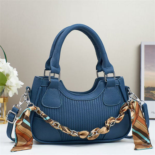 elegant braided chain handbag - luxury handmade women' | dropsona - neutral - size reference