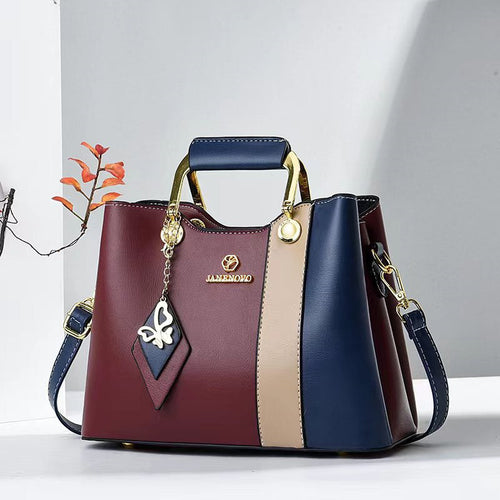 single shoulder handheld crossbody bag – ster number o | dropsona - neutral - close-up detail