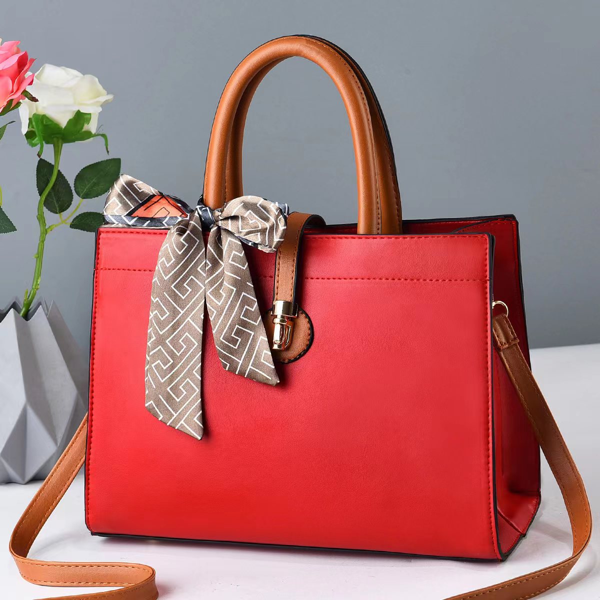 trendy fashion women crossbody bag - trend shoulder ha | dropsona - neutral - packaging