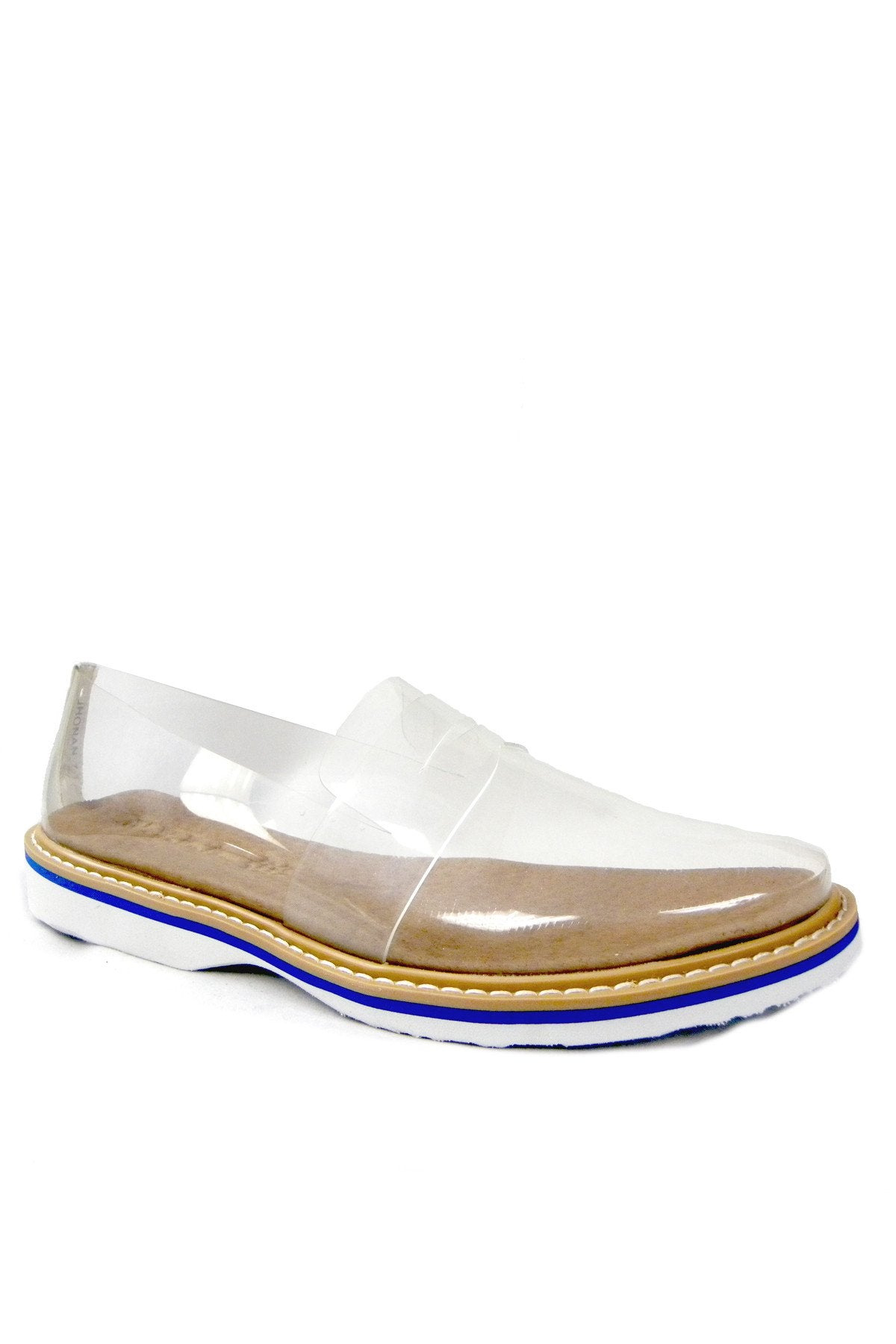 jhonan – genuine cork upper synthetic flex sole | dropsona - neutral - front view
