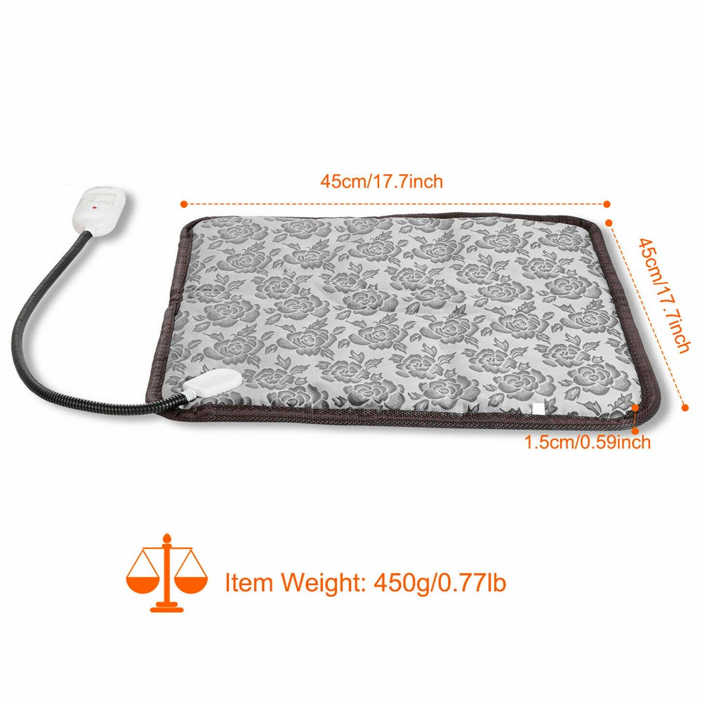 thermal heating waterproof bed pad for pets with adjus | dropsona - neutral - material texture