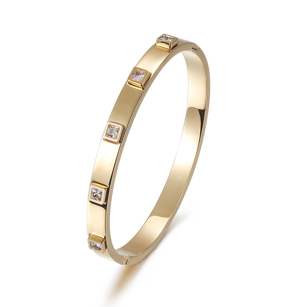 metal stone hinged bangle – all of our pieces are made | dropsona - neutral - everyday use