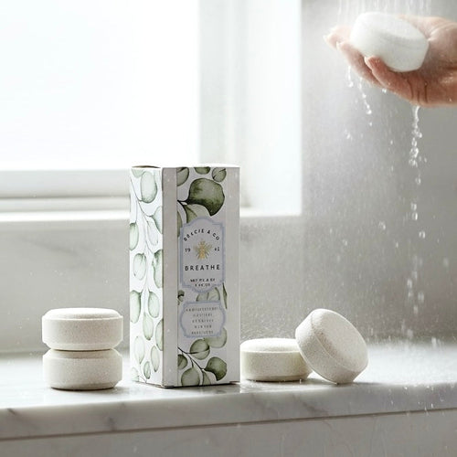 maximum strength aromatherapy shower steamers - 4 scen | dropsona - neutral - front view