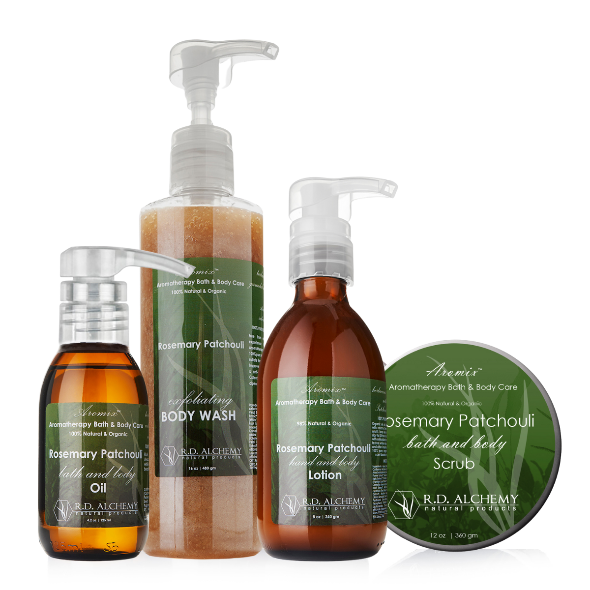 rosemary patchouli body care set – you have skin that | dropsona - neutral - everyday use