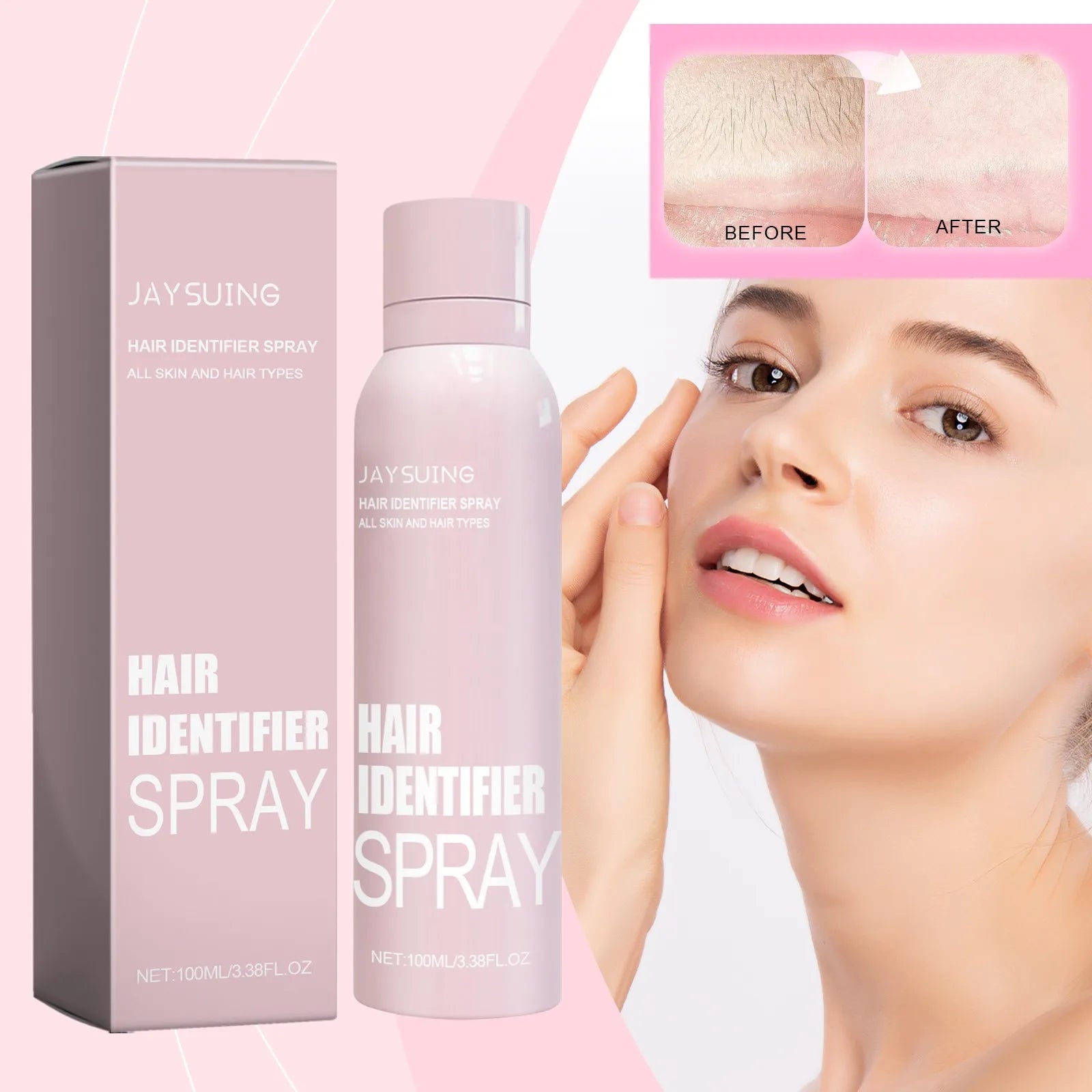 1/2/3 pcs hair identifier spray for face,to show facia | dropsona - neutral - material texture