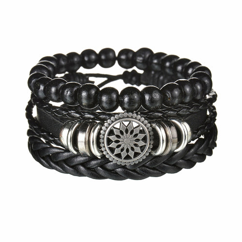 mens modern multilayered bracelet – this mod looking b | dropsona - neutral - packaging