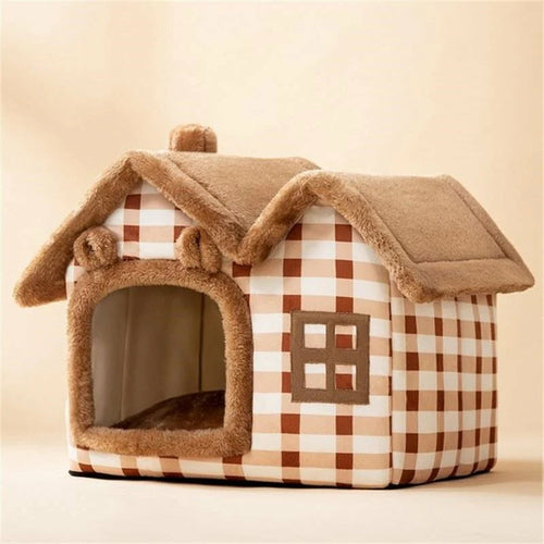 removable roof plush pet house – our f | dropsona - neutral - usage example