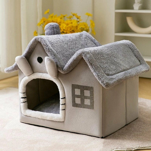 removable roof plush pet house – our f | dropsona - neutral - packaging