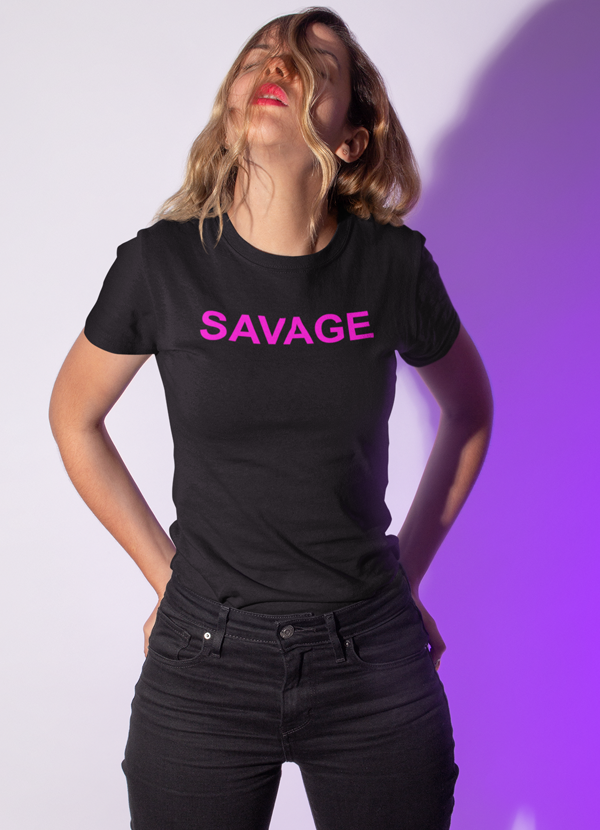 savage women t-shirt – shop cool t-shirts designed by | dropsona - neutral - everyday use