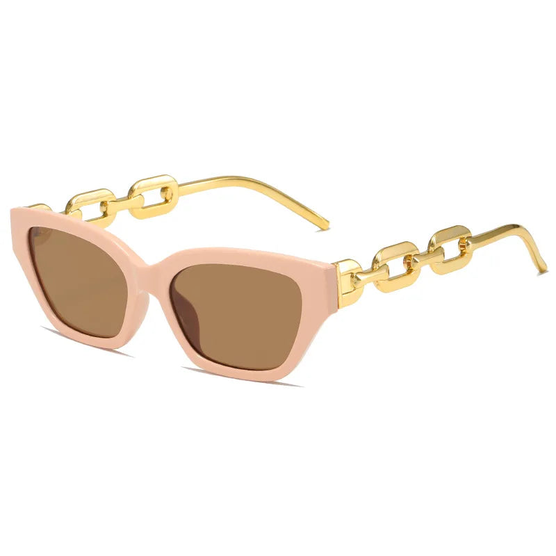 fashion cat eye sunglasses – the luxurious and vintage | dropsona - neutral - size reference