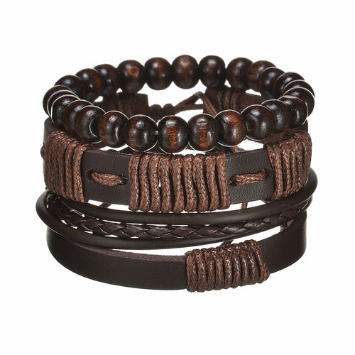 mens modern multilayered bracelet – this mod looking b | dropsona - neutral - packaging