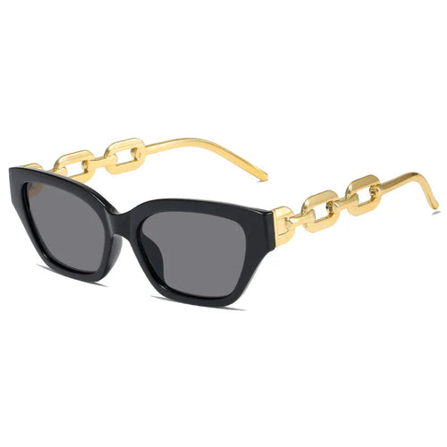 fashion cat eye sunglasses – the luxurious and vintage | dropsona - neutral - front view