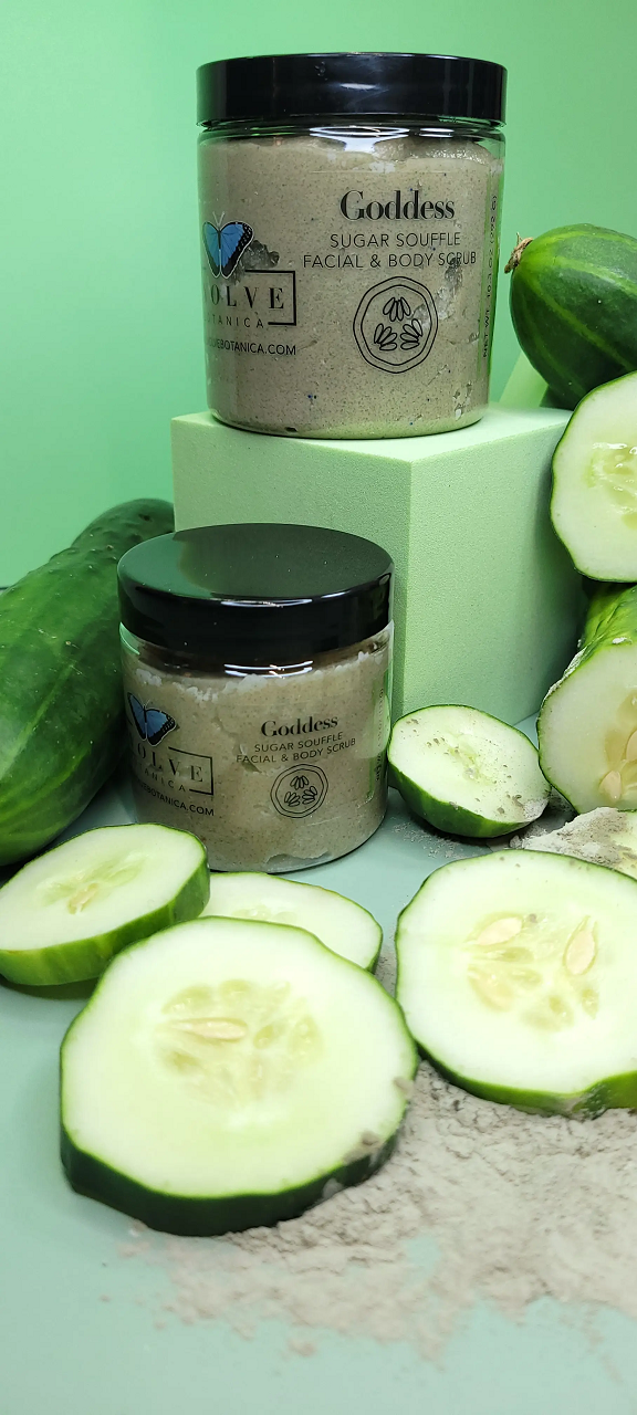 skincare - goddess facial and body scrub – a gentle cl | dropsona - neutral - close-up detail