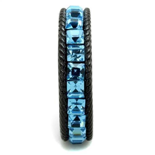 tk1867 - ip black(ion plating) stainless steel ring wi | dropsona - neutral - material texture