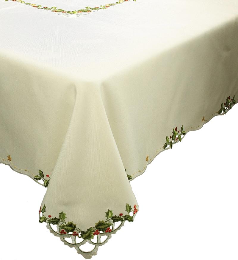xd13188 winter berry tablecloth 60x84 – description cl | dropsona - neutral - everyday use
