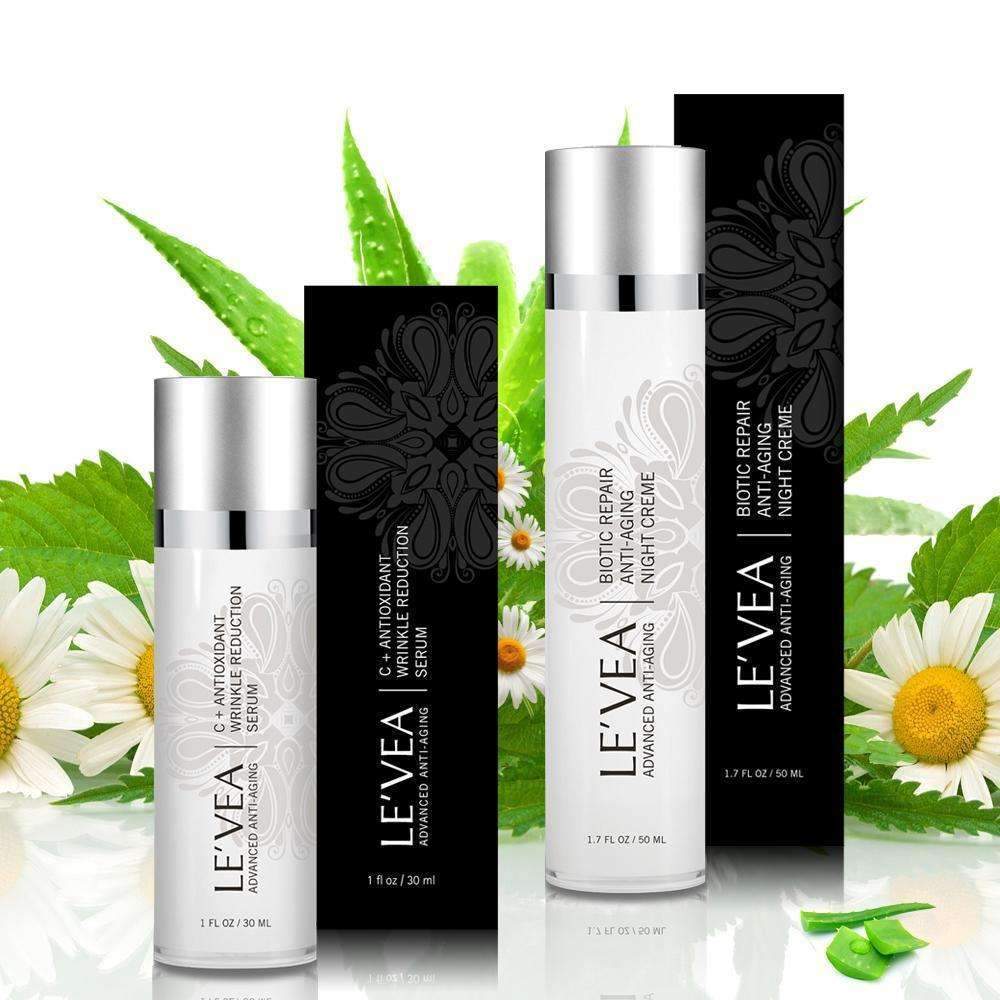 age perfect: night repair cream + vitamin c+ serum – a | dropsona - neutral - close-up detail