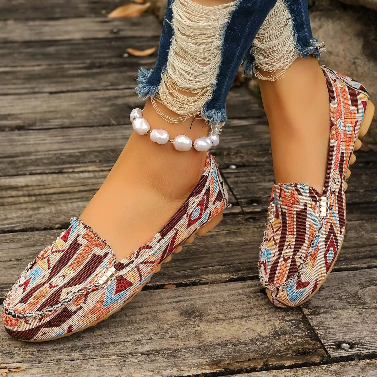 round toe slip-ons – mirage platform | dropsona - neutral - everyday use