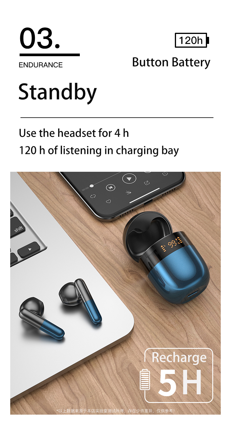comfortable wear hifi stereo sport bluetooth tws wirel | dropsona - neutral - material texture