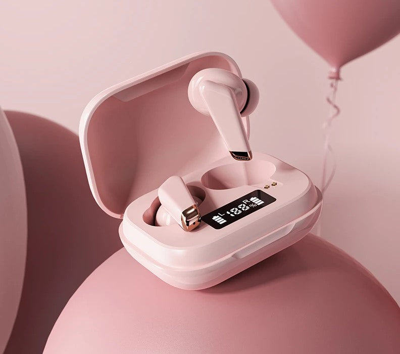 led display tap control true wireless earphones blueto | dropsona - neutral - everyday use