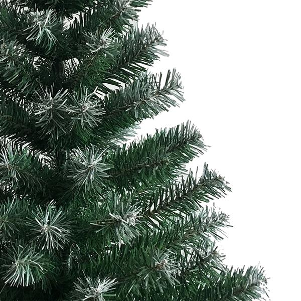 6ft iron leg white pvc 650 branches christmas tree – c | dropsona - neutral - size reference