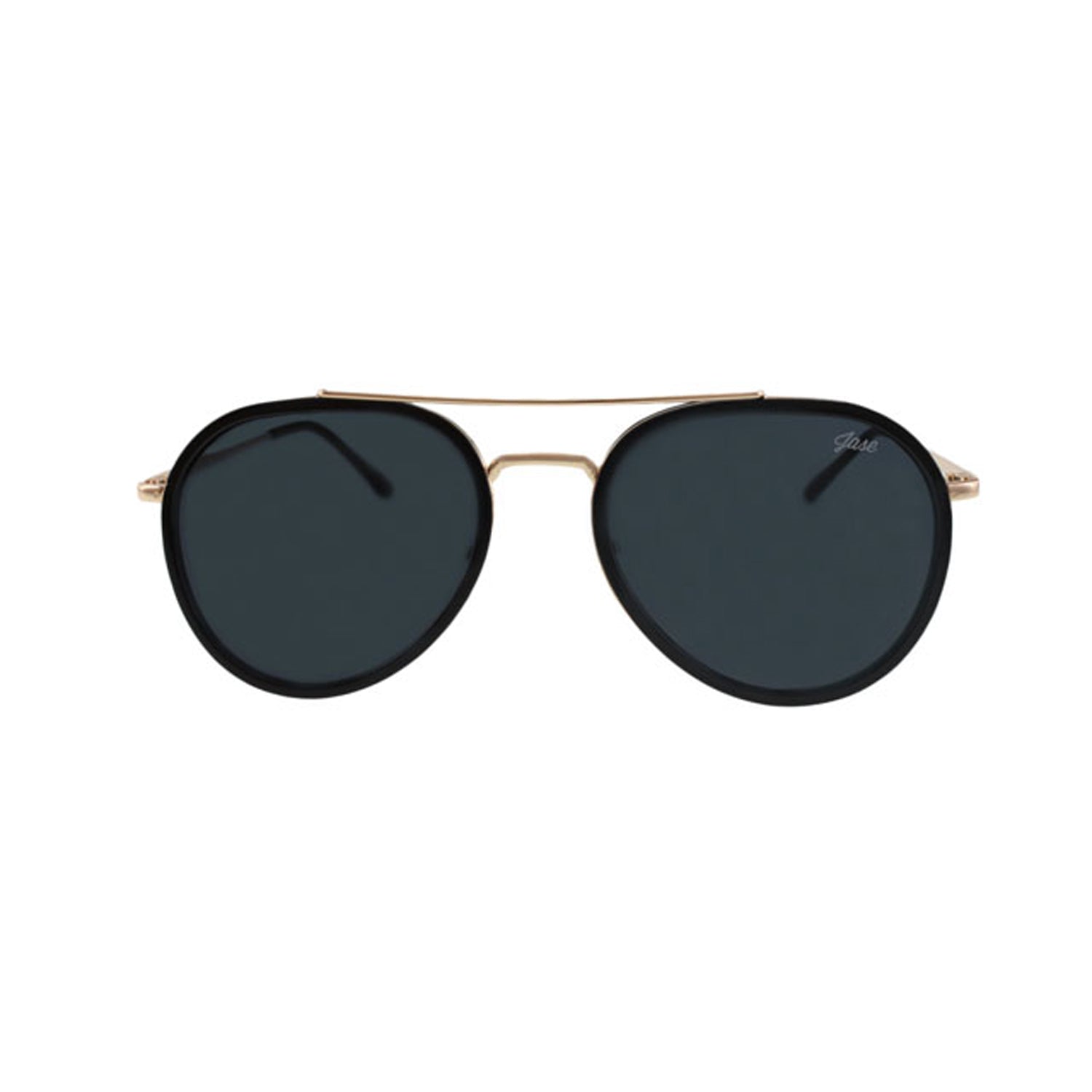jase new york stark sunglasses in black – yor | dropsona - neutral - front view
